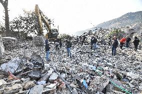 Aftermath Of Israeli Airstrike In Beirut, Lebanon