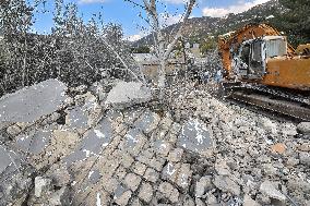 Aftermath Of Israeli Airstrike In Beirut, Lebanon