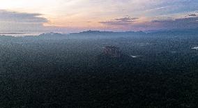 Sigiriya Rock Fortress Is One Of Most Famous Historical Monuments In Sri Lanka.