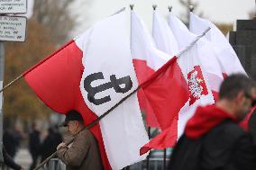 Monthly Anniversary Of The Smolensk Disaster In Warsaw