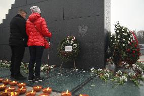 Monthly Anniversary Of The Smolensk Disaster In Warsaw