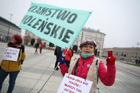 Monthly Anniversary Of The Smolensk Disaster In Warsaw