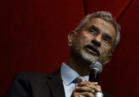 India's External Affairs Minister Subrahmanyam Jaishankar In Mumbai