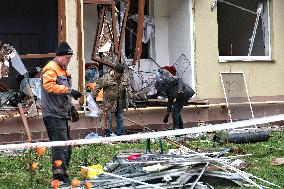 Russian drones cause damage in Odesa