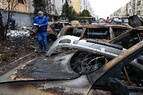 Russian drones cause damage in Odesa