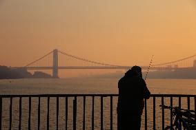 Wildfires Cause Smoky Skies - NYC