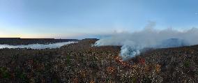 Wildfires Cause Smoky Skies - NYC