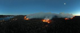 Wildfires Cause Smoky Skies - NYC