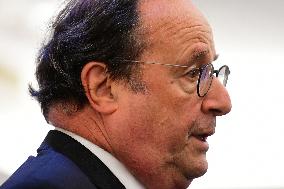 Francois Hollande In Lyon