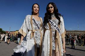 Guinness Record For Mariachis And Miss Universes At The Zócalo In Mexico City