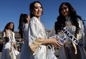 Guinness Record For Mariachis And Miss Universes At The Zócalo In Mexico City