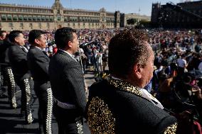 Guinness Record For Mariachis And Miss Universes At The Zócalo In Mexico City