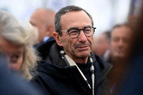 Bruno Retailleau and Philippe de Villiers at Vendée Globe departure -  Les Sables-d'Olonne