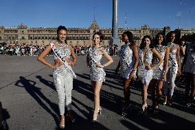 Guinness Record For Mariachis And Miss Universes At The Zócalo In Mexico City