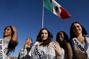 Guinness Record For Mariachis And Miss Universes At The Zócalo In Mexico City