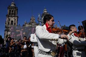 Guinness Record For Mariachis And Miss Universes At The Zócalo In Mexico City