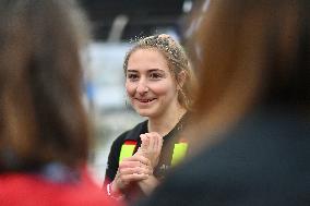 Youngest sailor Violette Dorange at the start of Vendée Globe -  Les Sables-d'Olonne