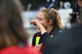 Youngest sailor Violette Dorange at the start of Vendée Globe -  Les Sables-d'Olonne