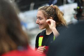 Youngest sailor Violette Dorange at the start of Vendée Globe -  Les Sables-d'Olonne