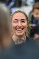 Youngest sailor Violette Dorange at the start of Vendée Globe -  Les Sables-d'Olonne