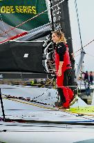 Youngest sailor Violette Dorange at the start of Vendée Globe -  Les Sables-d'Olonne