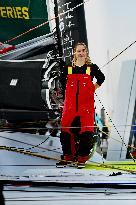 Youngest sailor Violette Dorange at the start of Vendée Globe -  Les Sables-d'Olonne