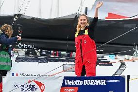 Youngest sailor Violette Dorange at the start of Vendée Globe -  Les Sables-d'Olonne