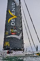 Youngest sailor Violette Dorange at the start of Vendée Globe -  Les Sables-d'Olonne