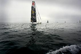 Youngest sailor Violette Dorange at the start of Vendée Globe -  Les Sables-d'Olonne