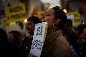 Thousands Protest Over Handling Of Flood Disaster - Madrid