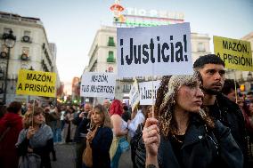 Thousands Protest Over Handling Of Flood Disaster - Madrid