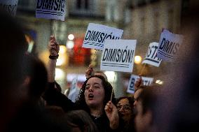 Thousands Protest Over Handling Of Flood Disaster - Madrid