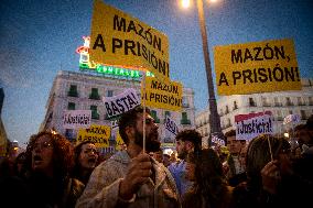 Thousands Protest Over Handling Of Flood Disaster - Madrid