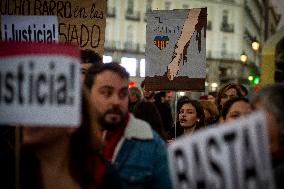 Thousands Protest Over Handling Of Flood Disaster - Madrid