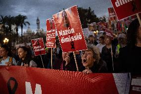 Thousands Protest Over Handling Of Flood Disaster - Valencia