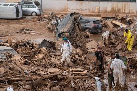 Floods Cleanup Efforts Continue - Spain