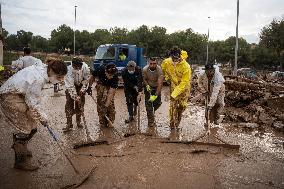 Floods Cleanup Efforts Continue - Spain