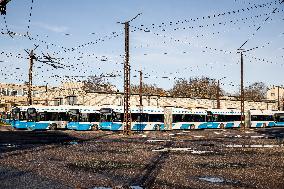 Trolleybus depot