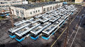 Trolleybus depot