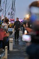 Charlie Dalin at the start of the 2024-2025 Vendée Globe -  Les Sables-d'Olonne