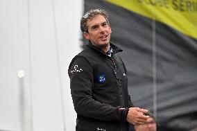 Charlie Dalin at the start of the 2024-2025 Vendée Globe -  Les Sables-d'Olonne