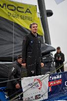 Charlie Dalin at the start of the 2024-2025 Vendée Globe -  Les Sables-d'Olonne