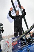 Charlie Dalin at the start of the 2024-2025 Vendée Globe -  Les Sables-d'Olonne