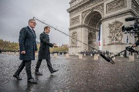 Ceremony fo 106th anniversary of November 11, 1918 Armistice - Paris