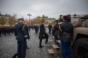 Ceremony fo 106th anniversary of November 11, 1918 Armistice - Paris