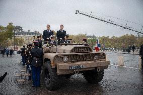 Ceremony fo 106th anniversary of November 11, 1918 Armistice - Paris