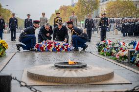 Ceremony fo 106th anniversary of November 11, 1918 Armistice - Paris