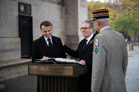 Ceremony fo 106th anniversary of November 11, 1918 Armistice - Paris