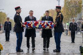 Ceremony fo 106th anniversary of November 11, 1918 Armistice - Paris