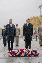 Ceremony fo 106th anniversary of November 11, 1918 Armistice - Paris